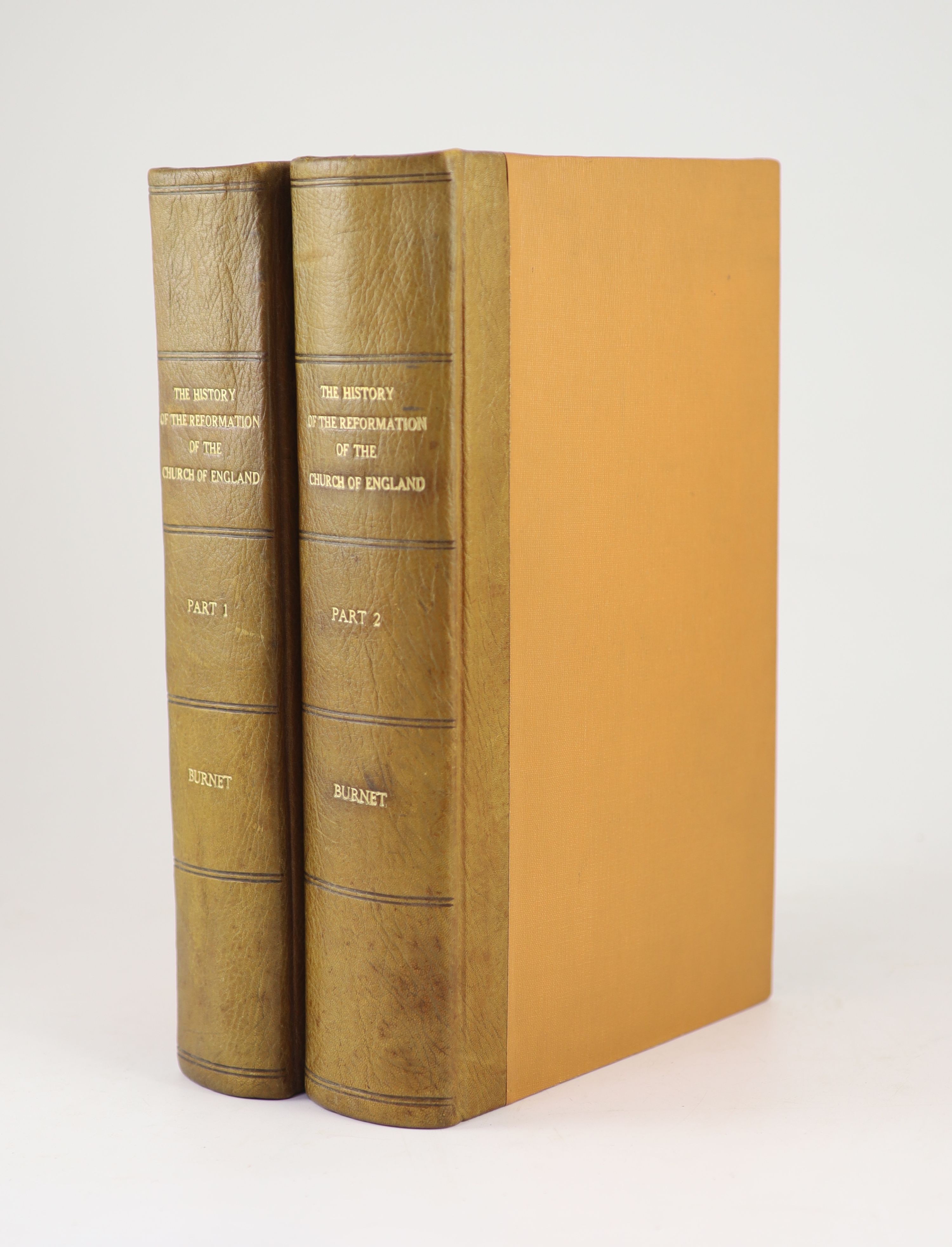 Burnet, Gilbert - The History of the Reformation of the Church of England ... 2 vols. pictorial engraved and printed titles, 13 engraved portraits (only, ex16), licence leaf (v.I)